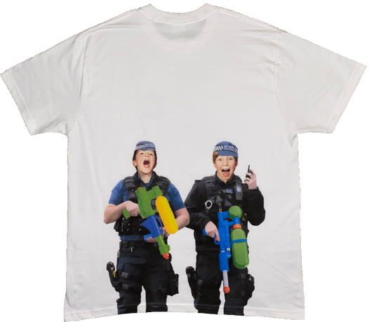 KIDS WITH GUNS TEE WHITE